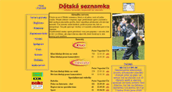 Desktop Screenshot of detskaseznamka.cz